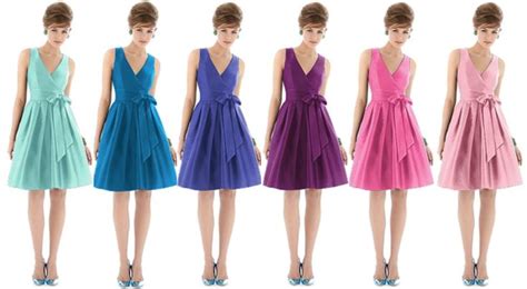 Rainbow Bridesmaids Dresses Rock The Look With Accessories Rainbow Bridesmaid Dresses