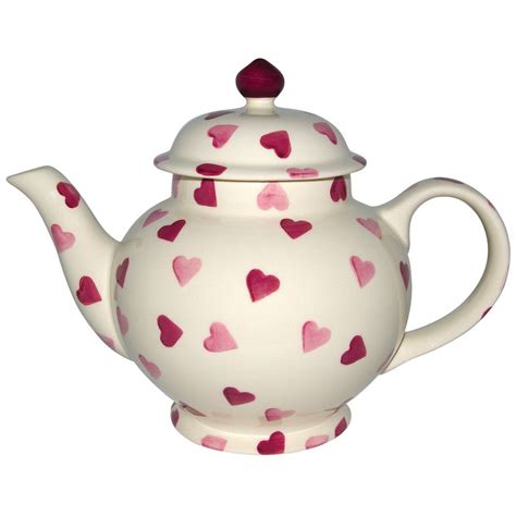Pink Hearts 4 Cup Teapot Tea Pots Emma Bridgewater Pink Teapot