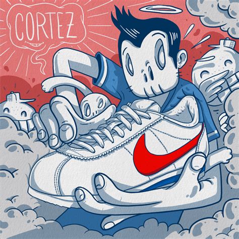 Nike Sportswear Cortez Illustration Series On Behance