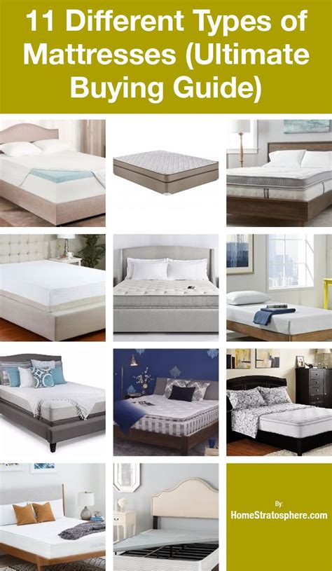 What is the best mattress for me? 12 Different Types of Bed Mattresses (Buying Guide for ...