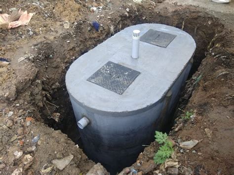 Treatment Capacity 5000 To 10000 Liters Grey Rcc Bio Septic Tank For