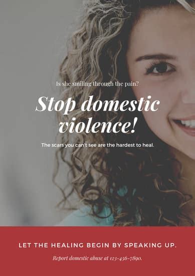 Customize 25 Domestic Violence Poster Templates Online Canva