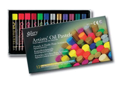 Htconline In Mungyo Oil Pastel For Artist Set Of 12 Metallic