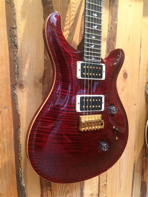 prs paul reed smith custom 24 30th anniversary 2015 black cherry guitar for sale musik utan gränser