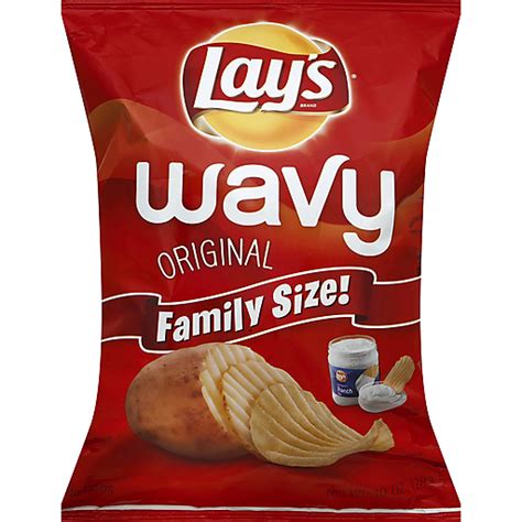 Lays® Wavy Original Potato Chips 10 Oz Bag Potato Chief Markets