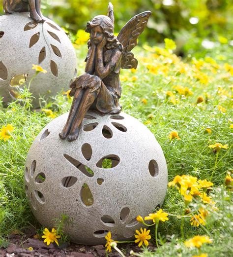 My fairy garden light garden playset includes everything needed to create a real living garden. Fairy Solar Globe Garden Light - Daydreaming | PlowHearth