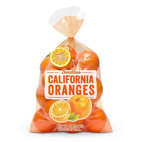 California Navel Large Seedless Oranges 8 Lbs Sams Club