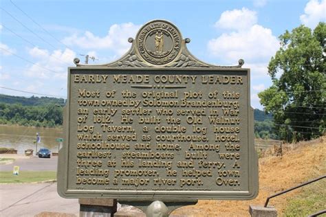 Early Meade County Leader Meade County Courthouse Historical Marker
