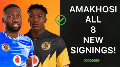 Kaizer chiefs have announced a raft of new signings, including former mamelodi sundowns captain ramahlwe mphahlele. Kaizer Chiefs 8 CONFIRMED New Signings! - YouTube
