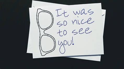 Nice To See You Hand Embroidereed Card Card Reviews Friendship Cards