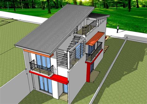 Pilihan design mulai lebar 6m sampai 12 m, di www.emporiohouse.com. Desain Rumah Lebar 5 Meter Rumah Minimalis 5 Meter Denah Rumah