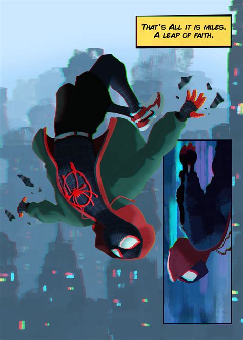 A Leap Of Faith Into The Spider Verse On Behance