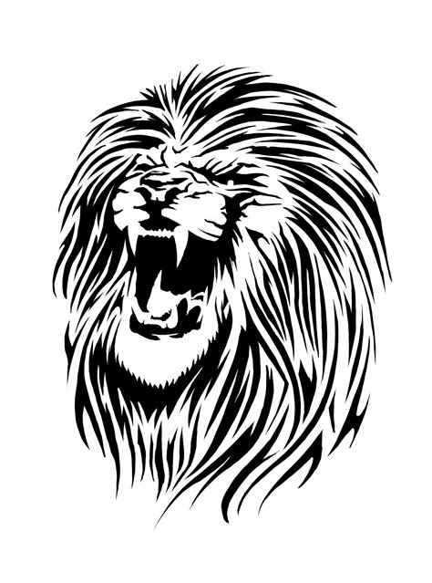 Lion Stencil Printable Printable Word Searches