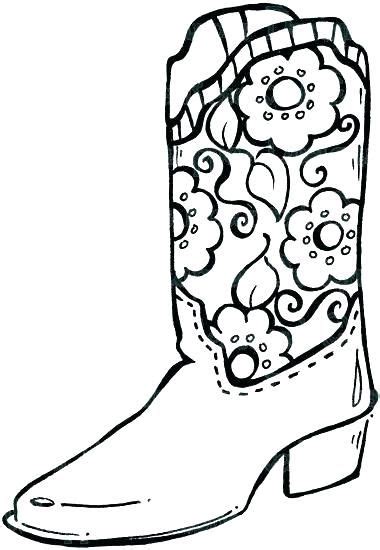 boot coloring page cowboy boots coloring pages cowgirl coloring pages