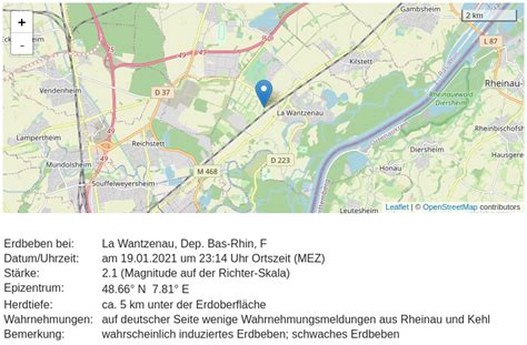 Es ist das dritte spürbare beben. LGRB | Erdbeben | Erdbebenmeldung
