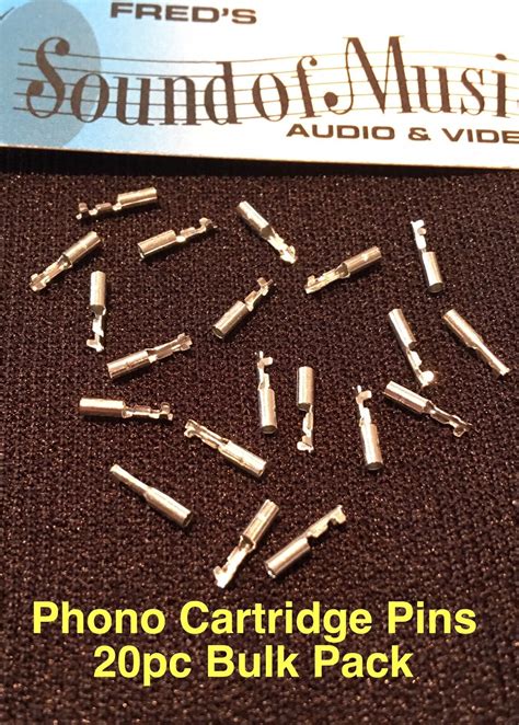 Phono Cartridge Headshell Connector Pins 20pack Crimp And Or Solder