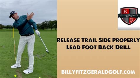 Release Your Trail Side Properly Lead Foot Back Drill Youtube