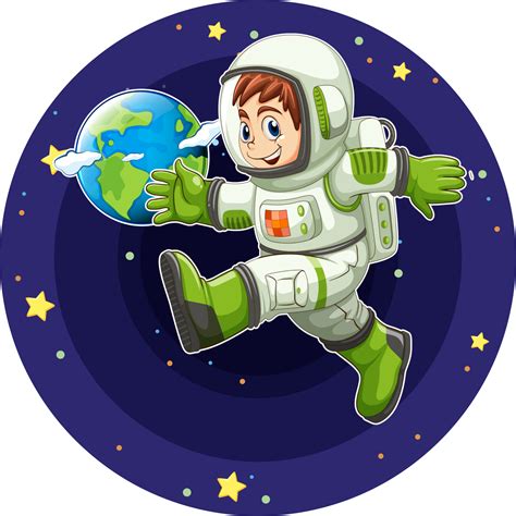 Imagenes Animadas De Astronautas Wallpaper Android Ilustracion Del