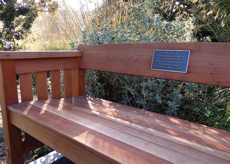 Honoring Loved Ones With A Memorial Bench Support Mcbg Inc 2018