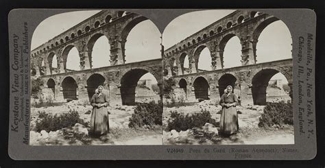 Pont Du Gard Roman Aqueduct Nimes France Digital File From Original Library Of Congress