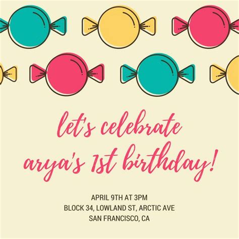 Canva Birthday Invite Birthday Invitation Templates Canva | BirthdayBuzz