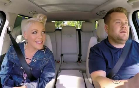 Watch Pink S Carpool Karaoke Episode With James Corden NME