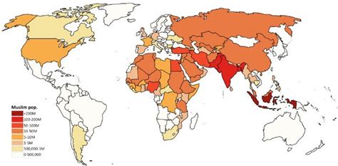 Muslimpopulationmap · Intercultures Global Besser Arbeiten