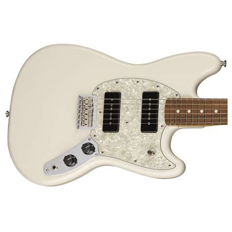 Disc Fender Mustang 90 Pf Olympic White At Gear4music