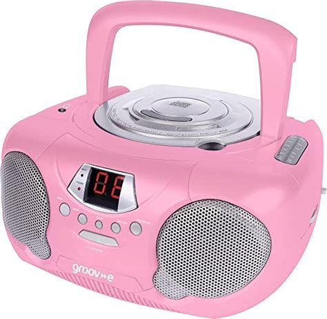 Groov E Gvps713rd Boombox Portable Cd Player With Radio