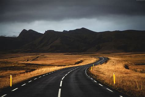 4k Clouds Road Iceland Mountains 5k Hd Wallpaper Rare Gallery