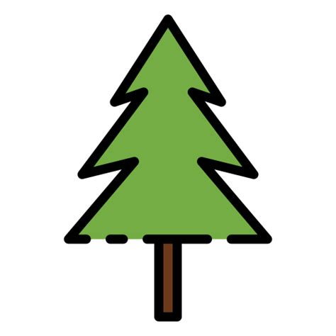 Pine Tree Good Ware Lineal Color Icon