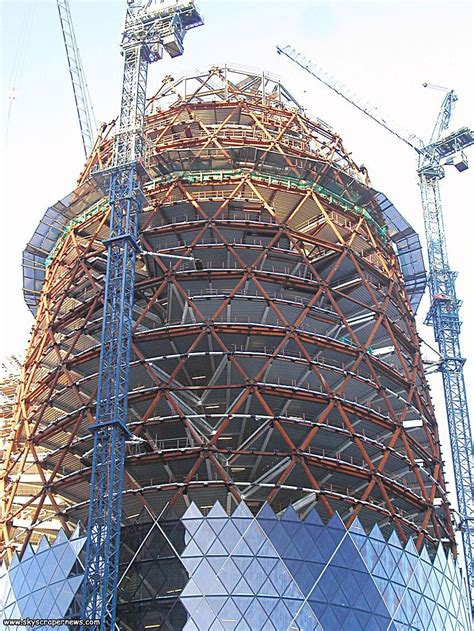 Gherkin London Construction Civil Engineering