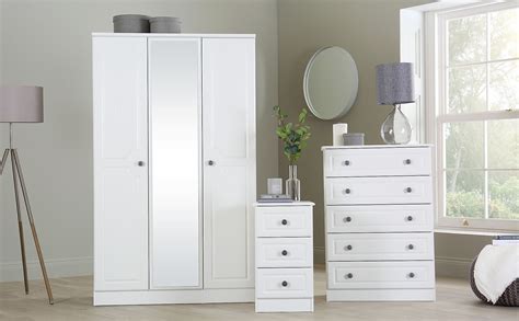 Popular bedroom furniture wardrobes of good quality and at affordable prices you can buy on aliexpress. Pembroke White 3 Piece 3 Door Wardrobe Bedroom Furniture ...