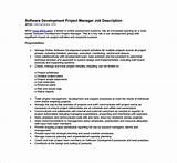 Images of Technical Project Manager Job Description Pdf