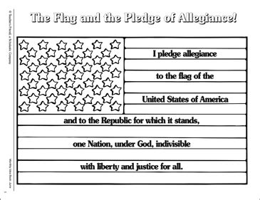 Still, it encourages us to love christ and love his people. The Flag and the Pledge of Allegiance | Printable Games ...