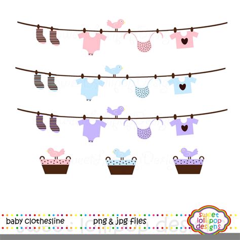 Free Baby Clothesline Clipart Free Images At Vector Clip