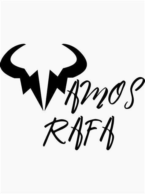 Vamos Rafa Rafa Nadal Sticker For Sale By Nolan Us Redbubble