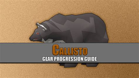 Osrs Callisto Gear Progression Guide Youtube