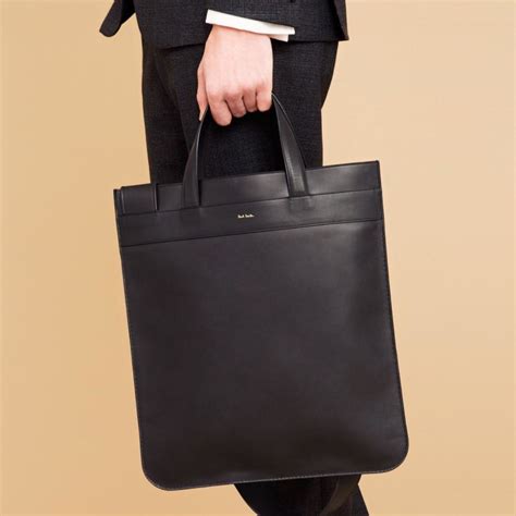 Men S Luxury Leather Tote Bag Semashow