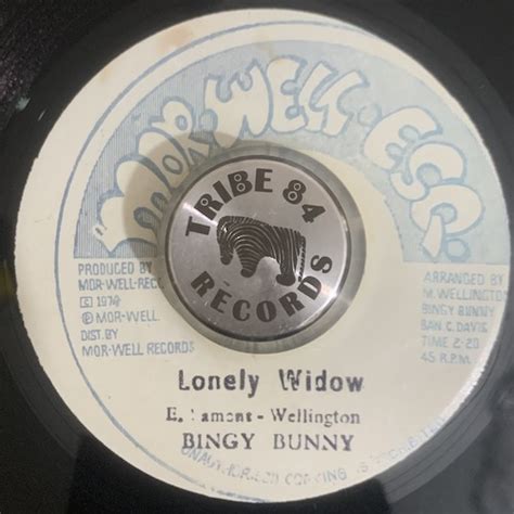 Bingy Bunny Roots Radics Band Lonely Widow The Widow ⋆ Tribe84