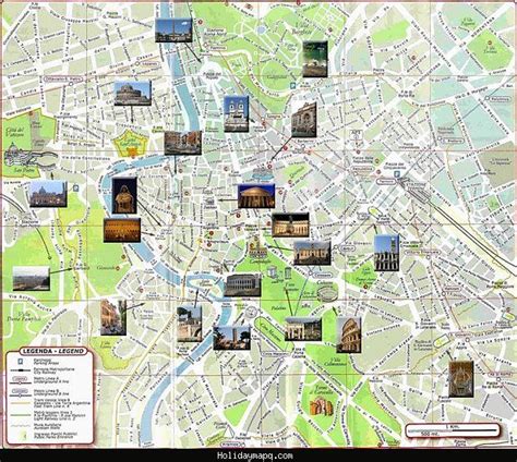 Tourist Spots In Rome Map Best Tourist Places In The World