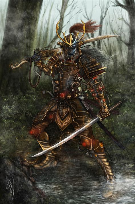 Steampunk Samurai Warrior By Cloudxtrife On Deviantart