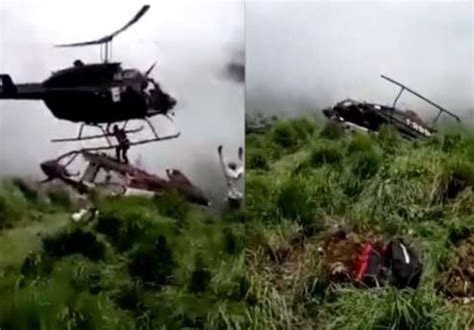 Horrifying Moment Rescue Helicopter Blades Slice Man To Death