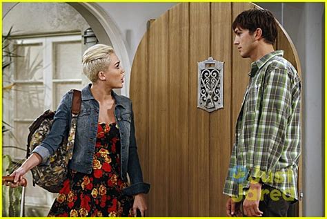 Miley Cyrus On Two And A Half Men First Pics Photo 497527 Photo Gallery Just Jared Jr