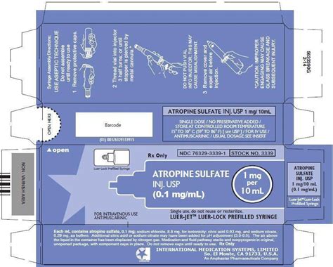 Atropine Fda Prescribing Information Side Effects And Uses