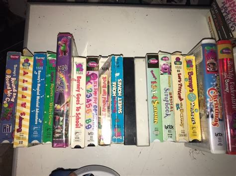 VHS Barney 17 Lot Tapes On Mercari