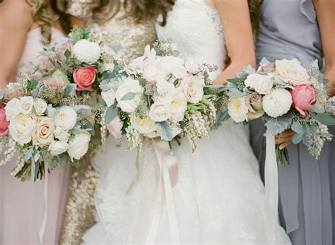 This Wedding Would Make Cinderella Jealous Bridal Party Bouquets