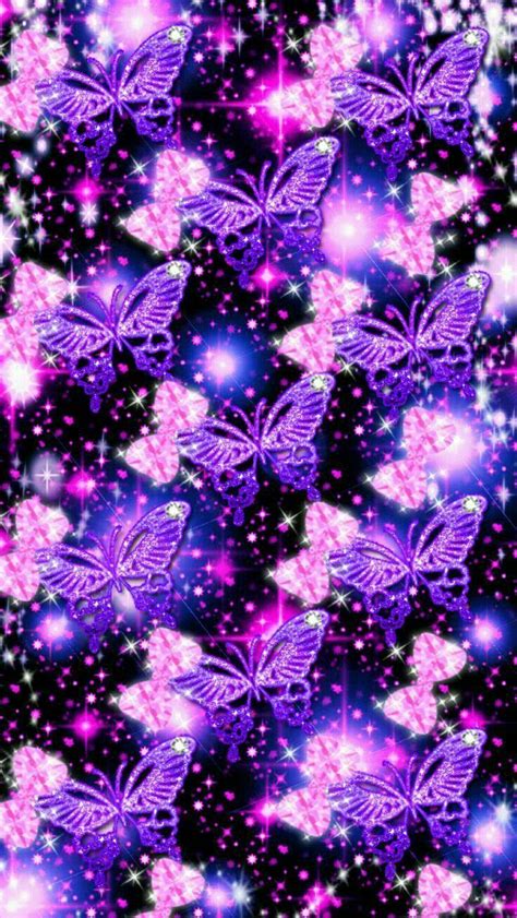 Dark Purple Butterfly Wallpaper