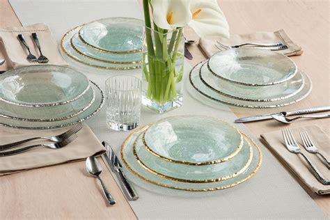 A Sleek Glass Tablescape For The Modern Bride By Annieglass Glass