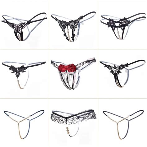 Sexy Lingerie Lace Womens Panties Hollow Out G String Thong Erotic